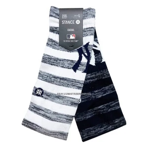 Stance New York Yankees gestreifte Crew-Socken 2-teilig Herren L Bogenunterstützung MLB Baseball - Bild 1 von 6