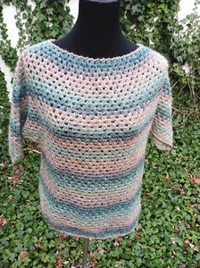 Häkel -Pullover - Sinfonia Katia -  Farbverlauf - 38/40  Handarbeit - Bild 1 von 7
