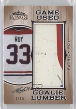 2017-18 Leaf Lumber Kings Game-Used Goalie Lumber /18 Patrick Roy #GL-23 HOF