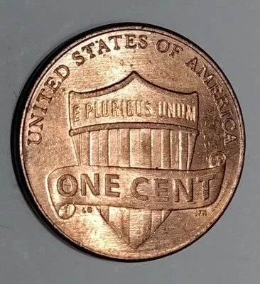 2012 P Lincoln Shield Cent Die Chip Reverse Error Upper left area of shield - Image 1 of 4
