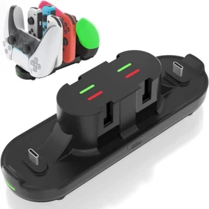 Switch Controller Charger for Nintendo Switch, Charging Dock with JoyCon/Pro / P - Picture 1 of 7