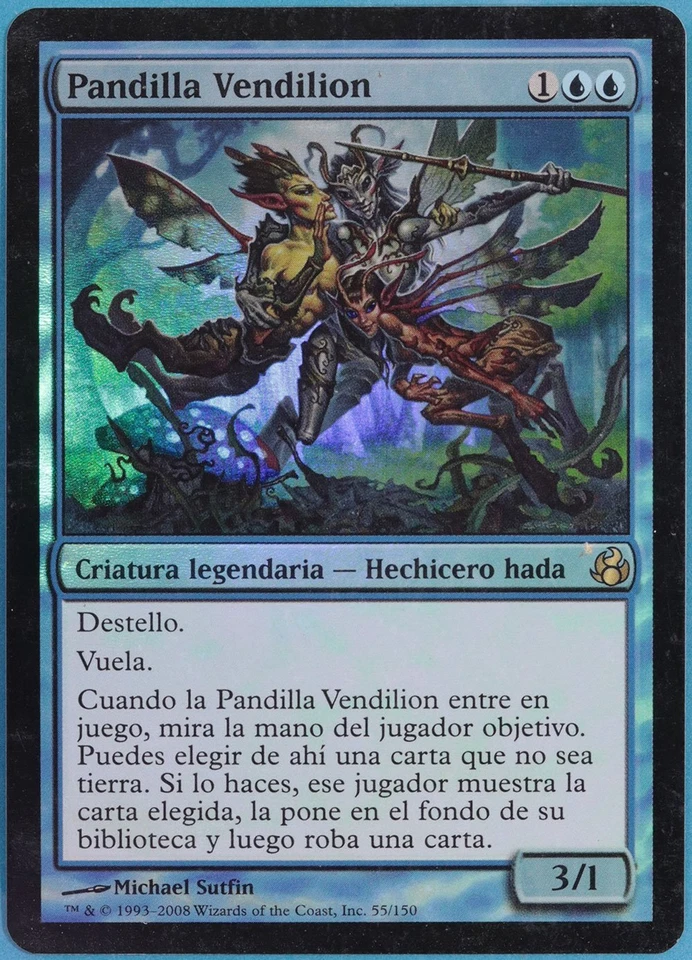 Vendilion Clique FOIL Morningtide (SPANISH) PLD Blue Rare CARD (366027) ABUGames - Image 1 of 2