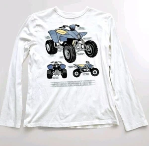 Gap Kid's Oganic Cotton Graphic Long Sleeve Size XL T-Shirt White - Picture 1 of 8