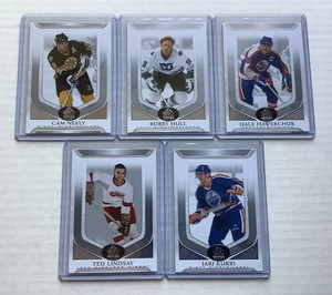 2020-21 SP Signature Legends High Number (5) Hull / Neely / Kurri / Ted Lindsay