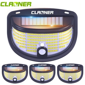 Large 149 LED Solar Power Lights Motion Sensor Outdoor Garden Wall Security Lamp - Picture 1 of 25