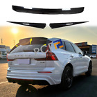 2018-2024 For Volvo XC60 Real Carbon Fiber Rear Roof Spoiler Window Wing Lip 3PC