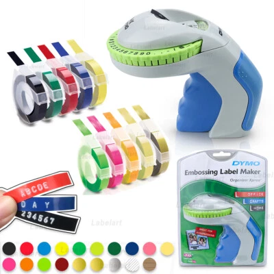 Original DYMO Omega Home Embossing Label Maker OR 3D Embossing Label Tape 9mm*3m