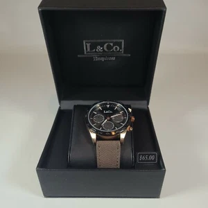 New L & Co Timepiece Mens Watch - Picture 1 of 7