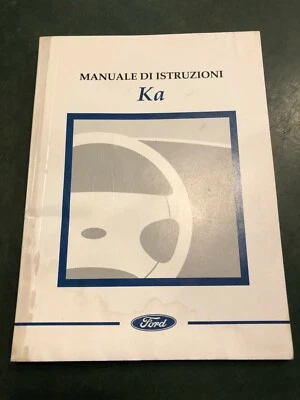 Libretto uso e manutenzione Ford Ka 9/1996 italiano auto epoca vintage - Immagine 1 di 4