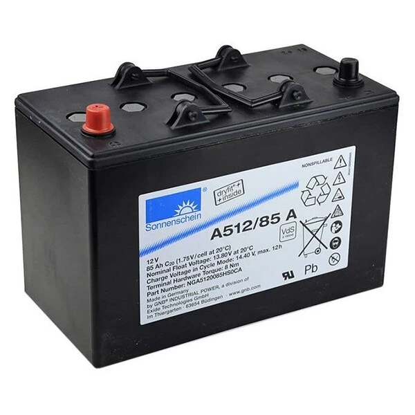 SONNENSCHEIN Batería Sol A512/85 A 12V 85Ah VdS Telecomunicaciones Tecnología Médica