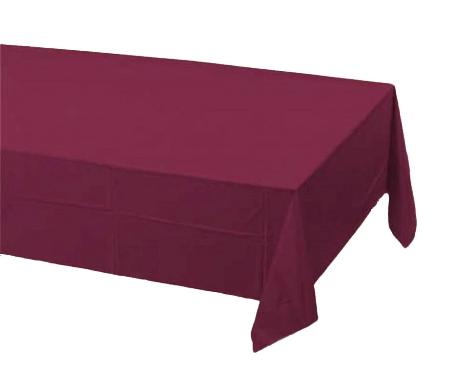 Creative Converting Touch of Color Paper Banquet Table Cover,  Burgundy - Image 1 of 1