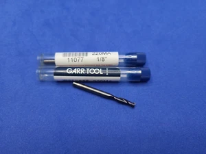(2) Garr Tool       11077      1/8"       Carbide End Mills - Picture 1 of 3