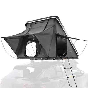 Prime Tech Hartschalen-Autodachzelt Delta 4.0 schwarz/dunkel grau Leichtbau 45kg - Bild 1 von 7
