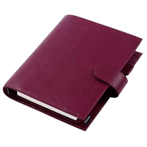 A5 Luxe Rings Planner - Genuine Leather Binder Organizer (30mm Ring, Firm Peb... - Picture 1 of 7