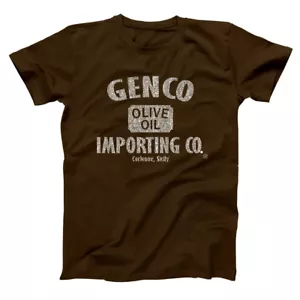 Genco Olive Oil Importing Co The Godfather Movie Brown Basic Men's T-Shirt - Picture 1 of 3