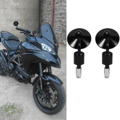 Espejos retrovisores de extremo de barra de mano de 7/8" para motocicleta Ducati Multistrada 1200 1100 1000 620 Foto 1 de 4