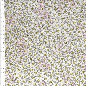 (€ 18,00/m) Patchworkstoff - " Dogwood Trail " Delicate Blooms - 25 x 110cm - Bild 1 von 1