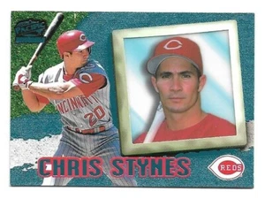 Chris Stynes 1998 Pacific Invincible Platinum Blue #89 Cincinnati Reds - Foto 1 di 2