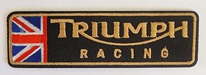 Triumph Racing Automotriz Bordado Hierro en Parches 1 1/4 x 4" - Imagen 1 de 1