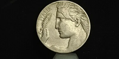 1911-R Italy 20 Centesimi "Vittorio Emanuele II" KM# 44 Nickel - Image 1 of 3