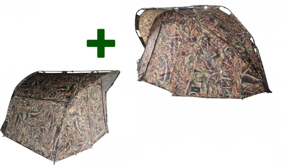 ANGEBOT: Bivvy 2Man MK Fort Knox Nature plus Vorzelt + Angelzelt Karpfen - Bild 1 von 1