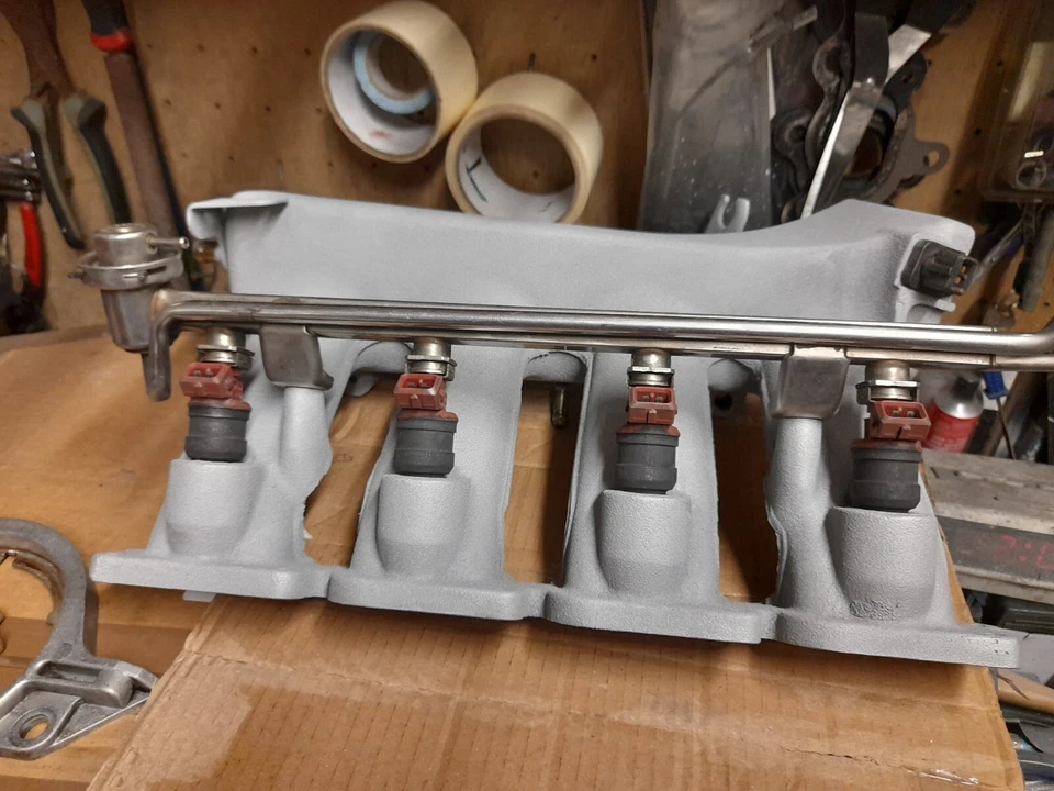 Coletor de entrada portado Vw/audi 1.8T 20v AGU PORTA GRANDE E INJETORES 360CC ATUALIZADOS - Imagem 1 de 1