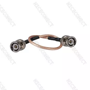 BNC male plug to BNC male ST adapter Pigtail cable RG316 30cm for WiFi Antenna - Picture 1 of 3