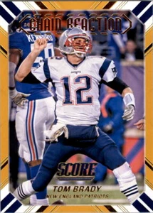 Score Chain Reaction Gold #3 2016 Tom Brady - casi nuevo-como nuevo - Imagen 1 de 2