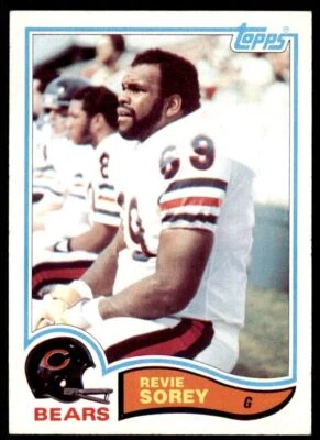 1982 Topps~ Revie Sorey Chicago Bears #304 - Image 1 of 2