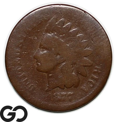 1877 Indian Head Cent Penny, Low Mintage Collector Coveted Key Date - Image 1 of 3