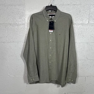 Tommy Hilfiger Para hombres 1985 Flex Ajuste Regular Camisa Oxford Putting Verde XXL $80 - Imagen 1 de 10