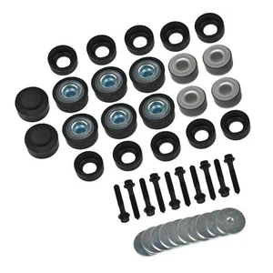 Body Mount Bushings Cushions And Bolts 1968-70 Chevelle Convertible 20pc - Bild 1 von 9