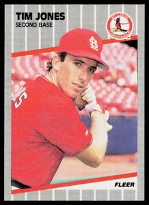 1989 Fleer #453 Tim Jones - Picture 1 of 2