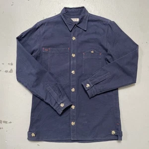Vintage Utility Canvas Engineer Work Chore Shirt-Jacket Made In USA M - Picture 1 of 10
