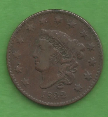 1832 MATRON HEAD, LARGE CENT, 193 YEARS OLD!!! - Image 1 of 2