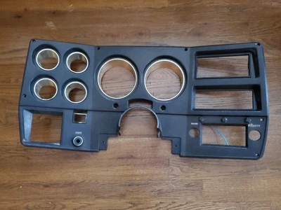 OEM Factory 73-74 Chevy GMC Truck Black DASH GAUGE BEZEL C10 K10 340026 RARE - Image 1 of 4