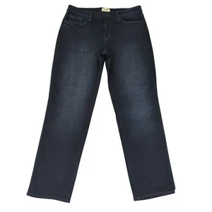 L'AGENCE Marjorie Straight Leg Jeans Size 28 Dark Wash Mid Rise Denim Pants - Picture 1 of 4