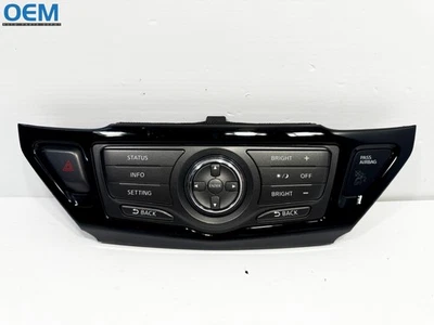 2013-2016 NISSAN PATHFINDER DASH INFO SCREEN CONTROL PANEL BLACK OEM - Image 1 of 4