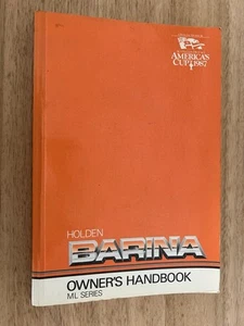 HOLDEN BARINA Owner's Handbook ML Series America’s Cup Sponsor 1987 - Bild 1 von 9