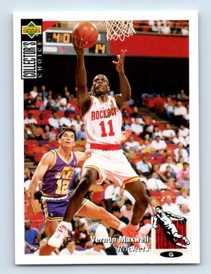 1994-95 Collector's Choice Vernon Maxwell Houston Rockets #211 - Image 1 of 2