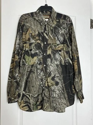 Vintage Remington Men’s Button Down Long Sleeve Camo Mossy Oak Shirt Size L - Image 1 of 3
