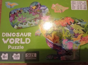 Dinosaur World Puzzle Trex Jigsaw 295 pezzi età 6 + #dinosauro #trex #jigsae - Foto 1 di 2