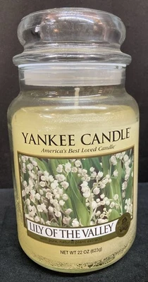 Yankee Candle Lilly of the Valley Large Candle 22oz Retired - Image 1 of 4