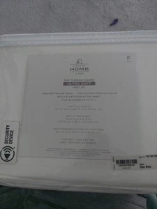 JCPenney Home Collection Ultra Soft Sheet Set FULL Egret White 300 TC NEW - Picture 1 of 3