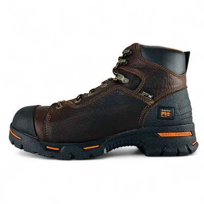 Botas de trabalho Timberland PRO Endurance 6" biqueira de segurança masculina marrom TB052562214 - Imagem 1 de 4