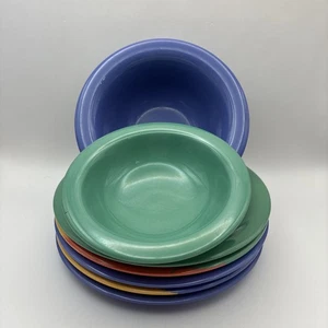 Lot Of 7 GET Melamine Small Plates & Small Bowls- Used - Picture 1 of 22