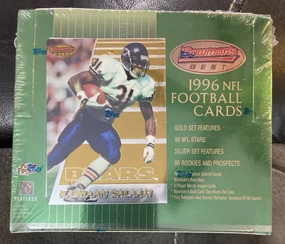 Bowman's Best Football 1996 caja sellada sin abrir: paquete de 20 Foto 1 de 2