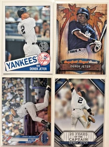 (4x) Derek Jeter 2019-20 Topps & Bowman Rookie Lote con CROMO - EL CAPITÁN #2 - Imagen 1 de 2