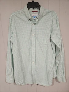 Columbia Sportswear camicia uomo manica lunga cotone verde medio check bottoni - Foto 1 di 5