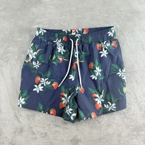 Abercrombie & Fitch Shorts Womens XS Navy Blue Floral Lined Relaxed Drawstring - Picture 1 of 16